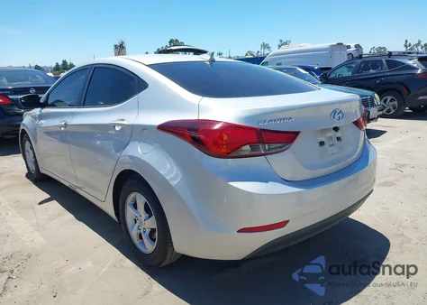 2015 Hyundai Elantra Se from USA, damaged, VIN 5NPDH4AE5FH566159